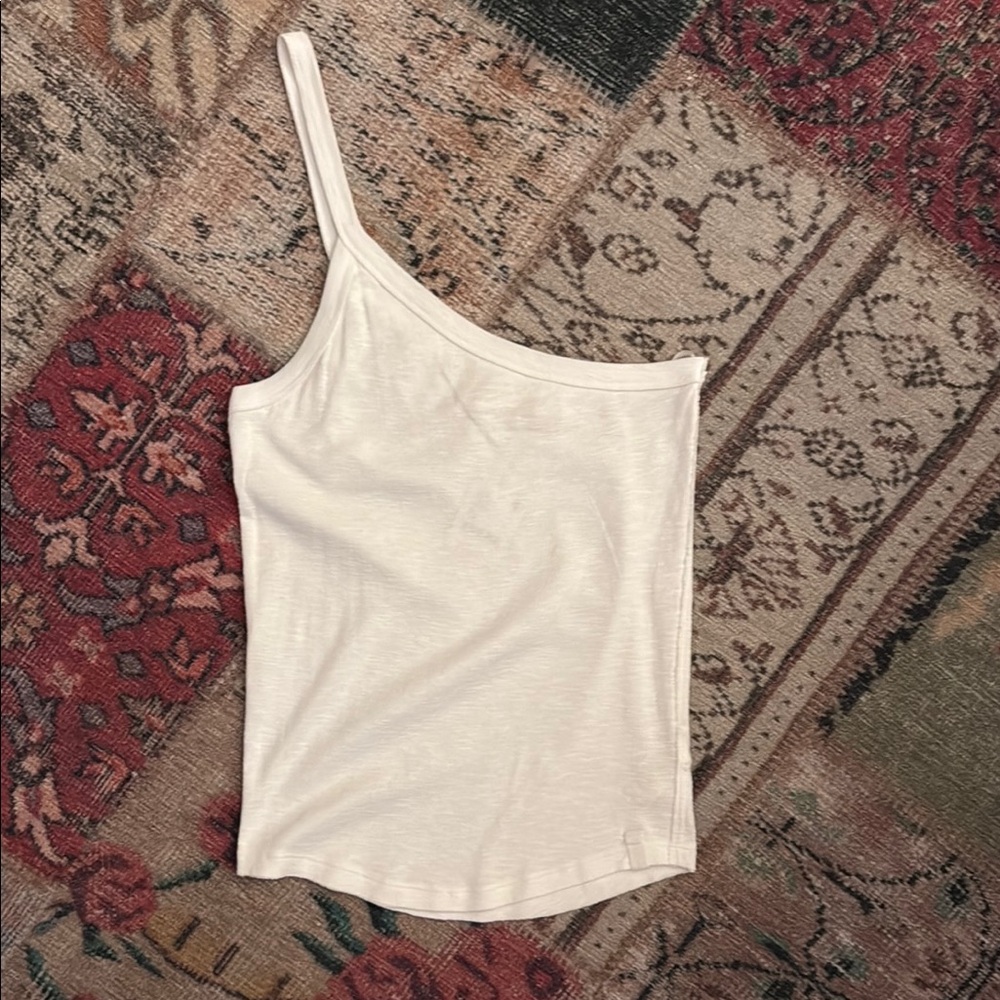Free People One Shoulder Cotton Top: Brand New with Tags!